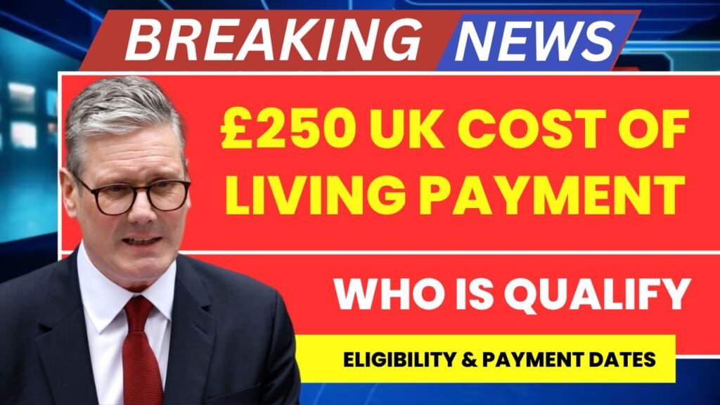 £250 UK Cost of Living Payment