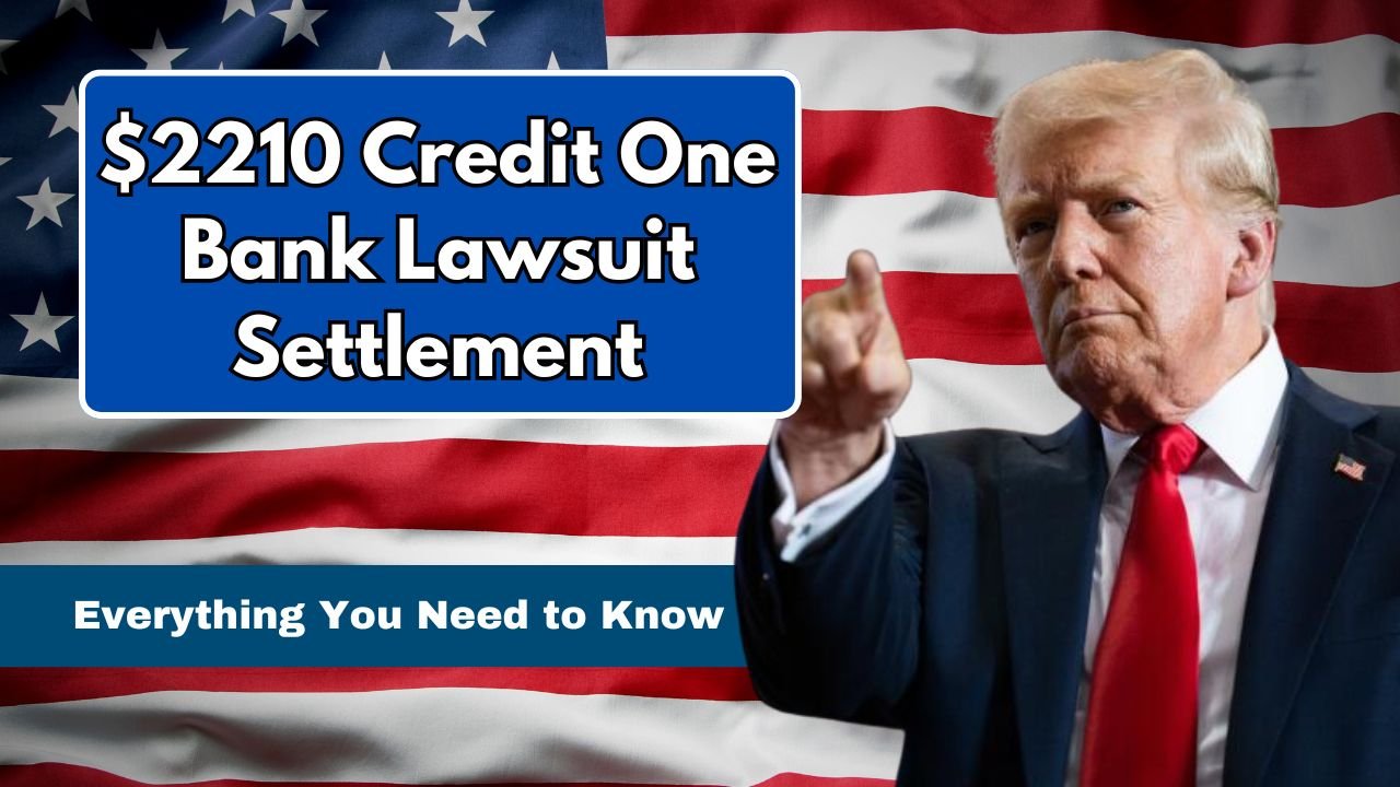 $2210 Credit One Bank Lawsuit Settlement