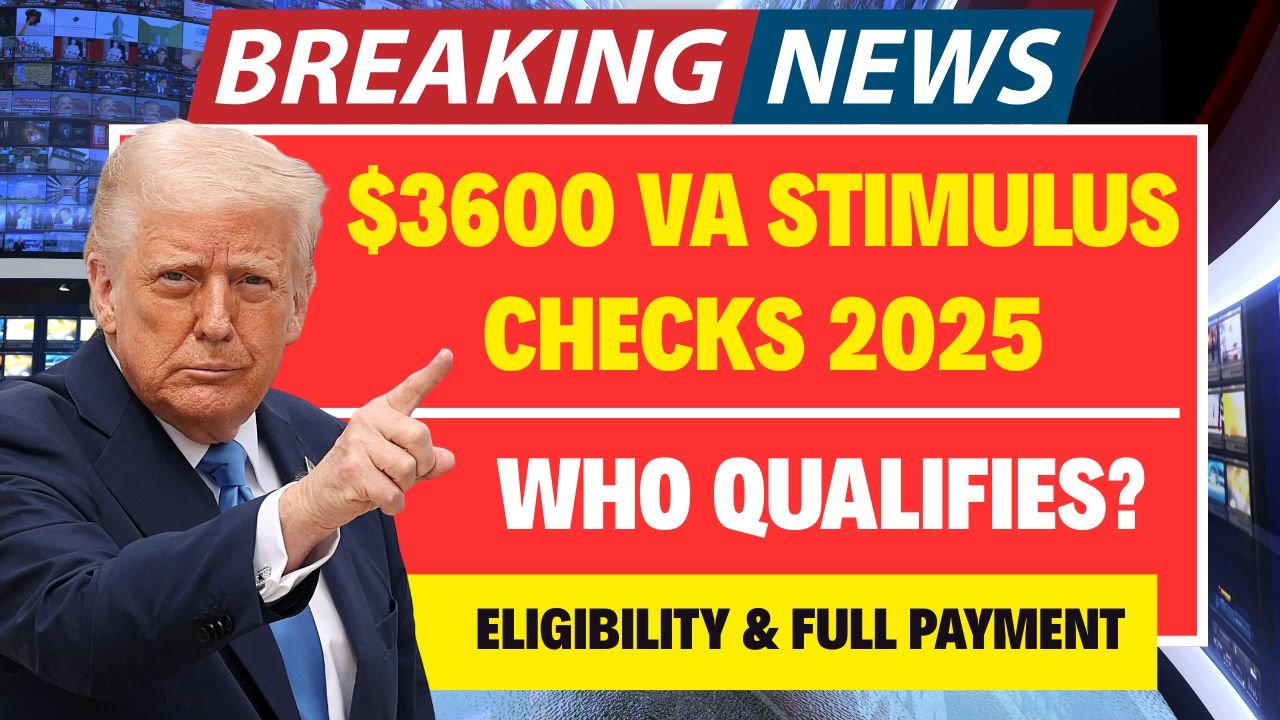 $3600 VA Stimulus Checks 2025